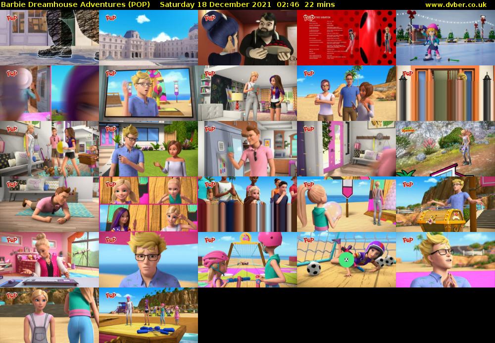 Barbie Dreamhouse Adventures (POP) Saturday 18 December 2021 02:46 - 03:08