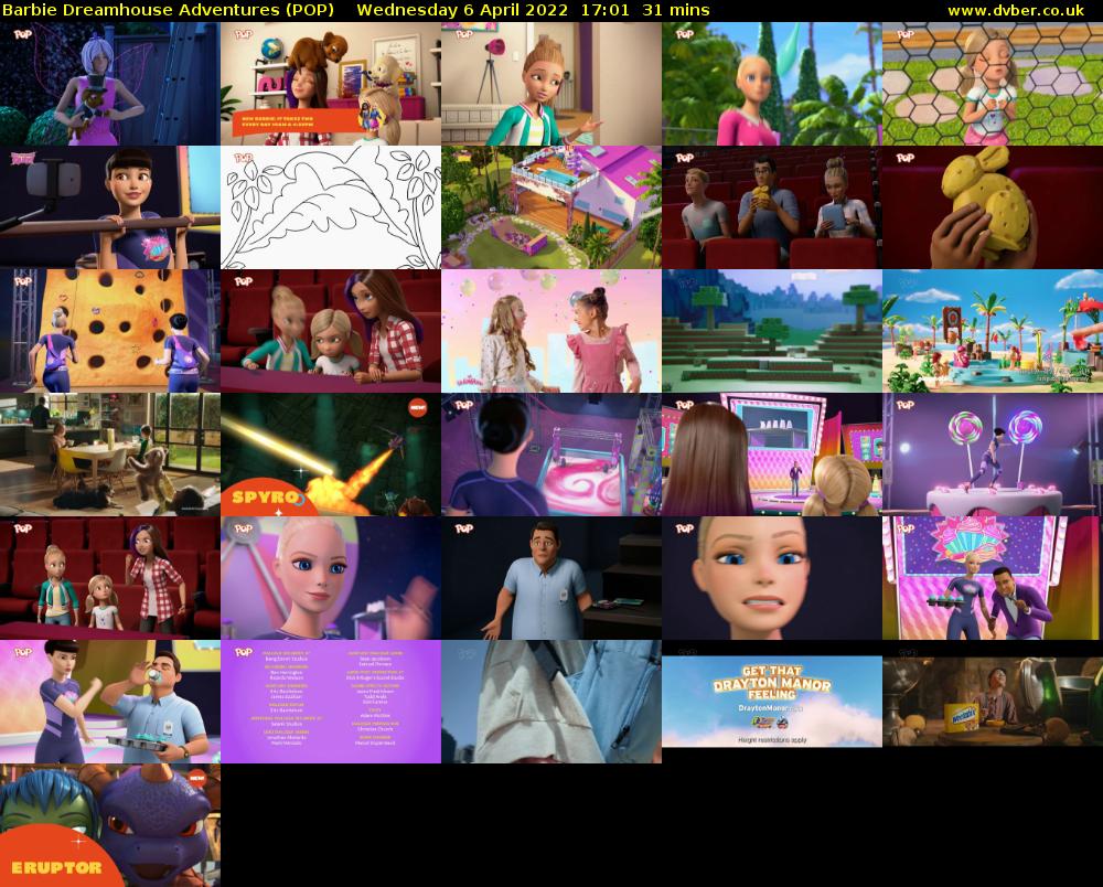 Barbie Dreamhouse Adventures (POP) Wednesday 6 April 2022 17:01 - 17:32