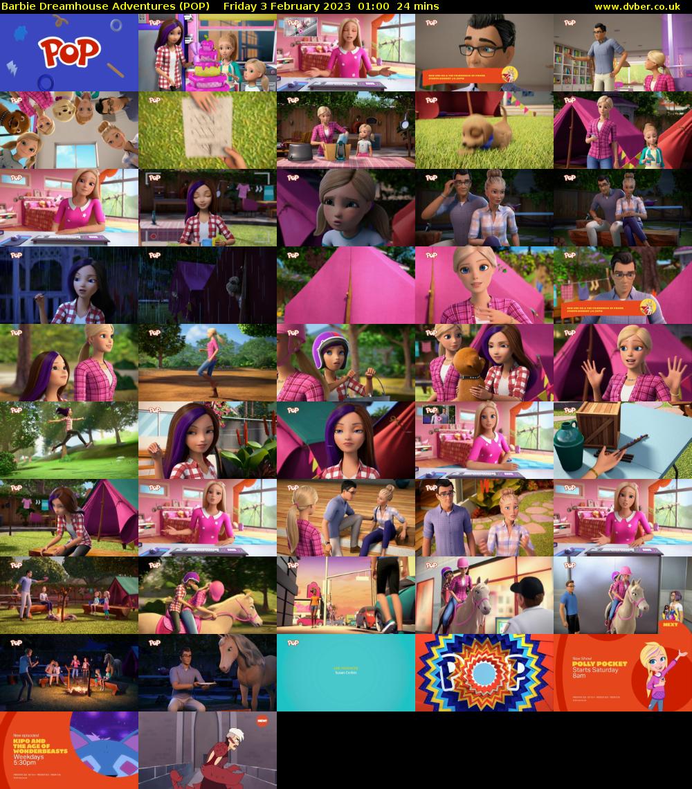 Barbie Dreamhouse Adventures (POP) Friday 3 February 2023 01:00 - 01:24