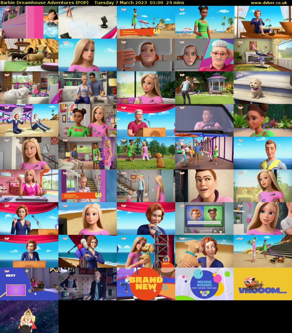 Barbie Dreamhouse Adventures (POP) Tuesday 7 March 2023 01:00 - 01:24