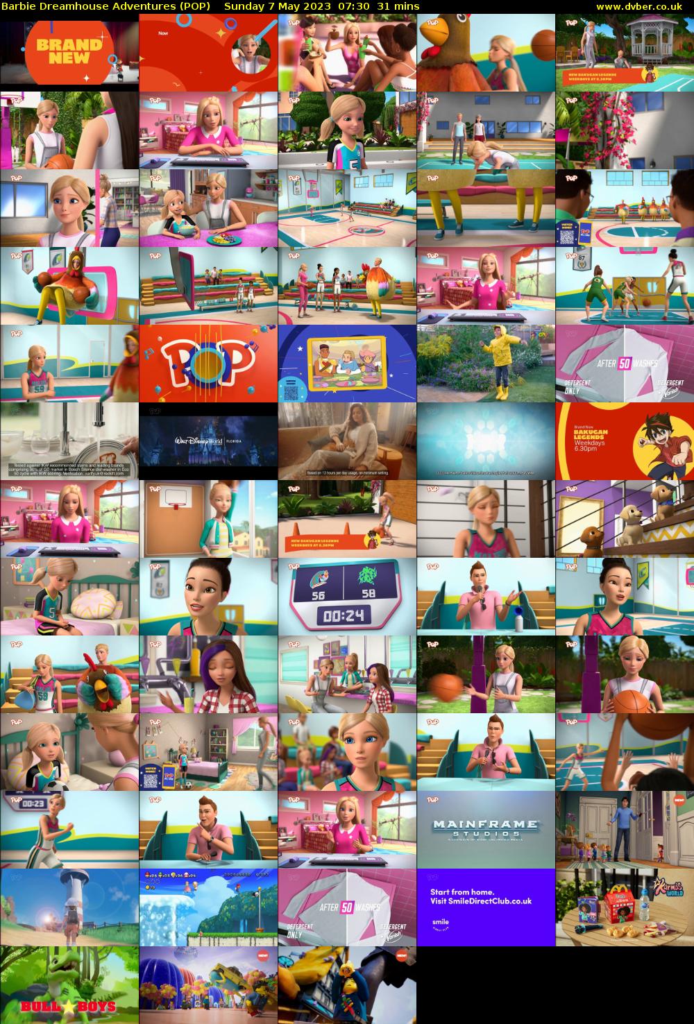Barbie Dreamhouse Adventures (POP) Sunday 7 May 2023 07:30 - 08:01