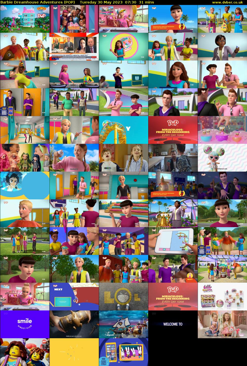 Barbie Dreamhouse Adventures (POP) Tuesday 30 May 2023 07:30 - 08:01