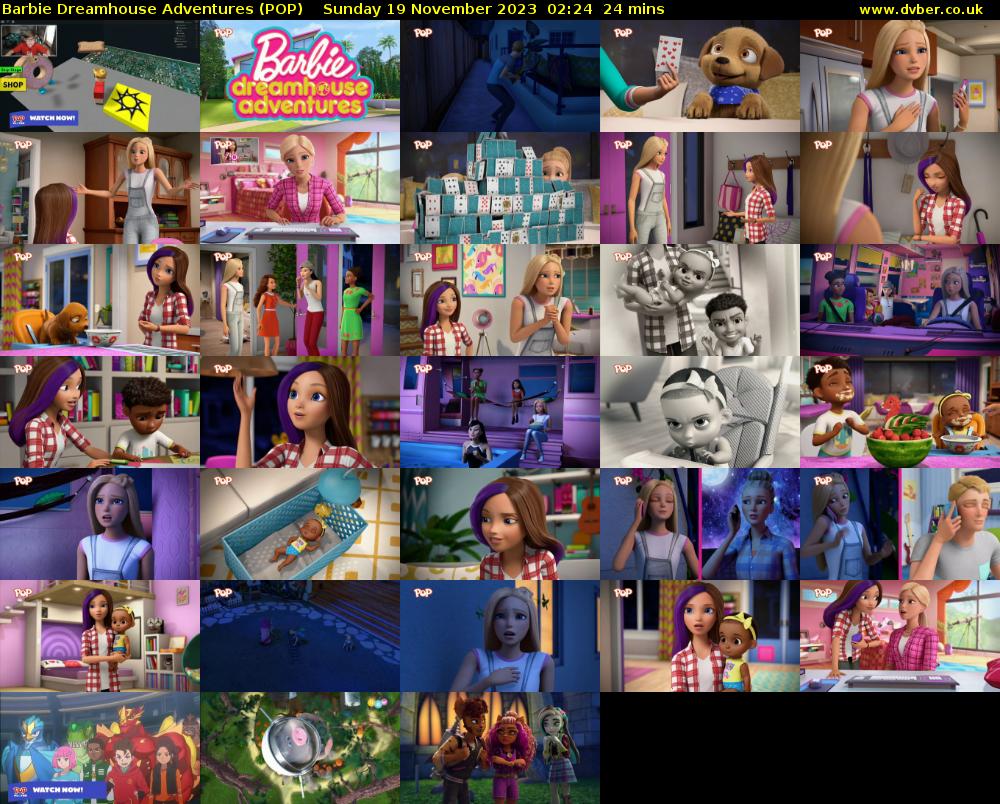 Barbie Dreamhouse Adventures (POP) Sunday 19 November 2023 02:24 - 02:48