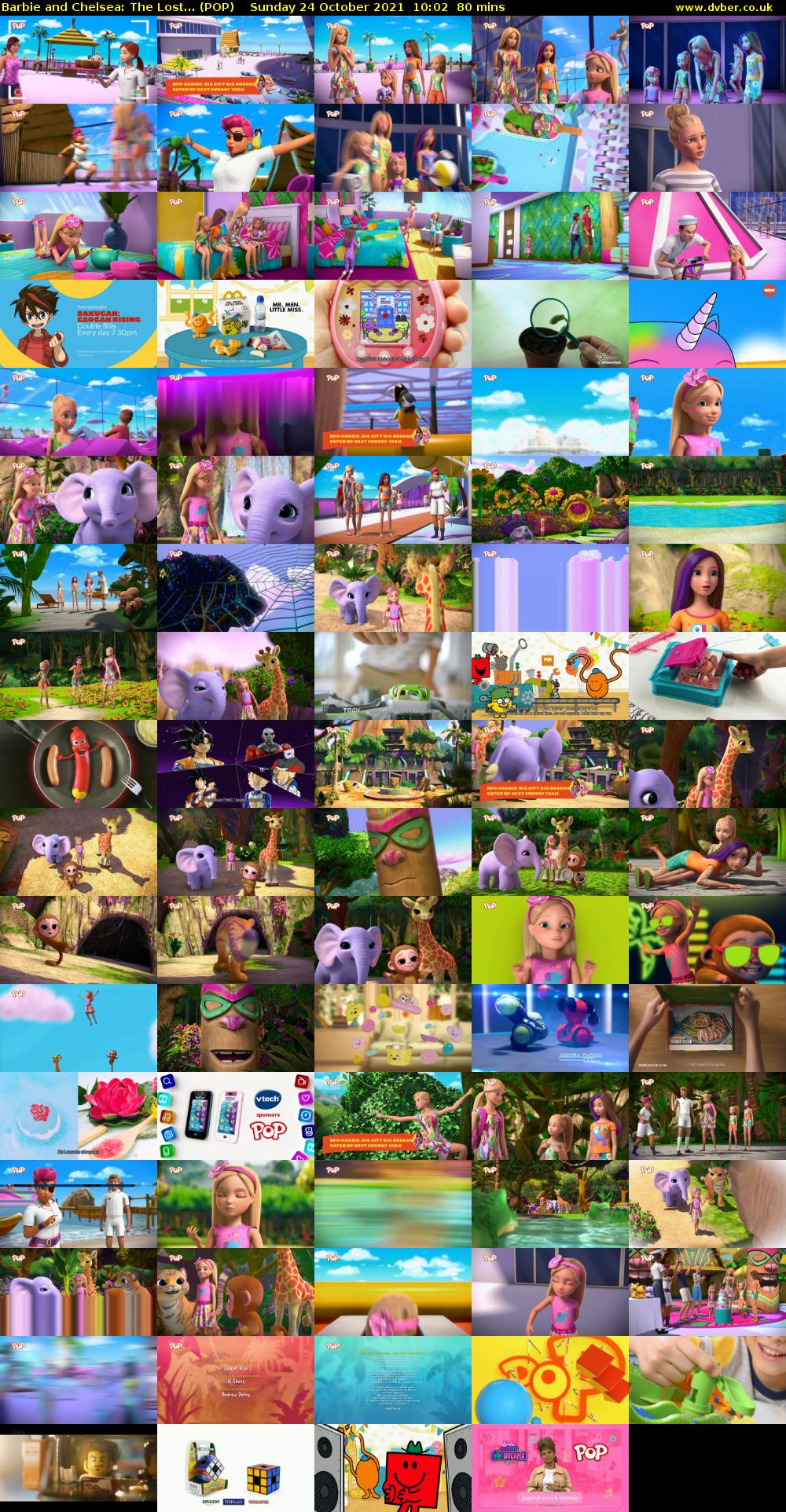 Barbie and Chelsea: The Lost... (POP) Sunday 24 October 2021 10:02 - 11:22