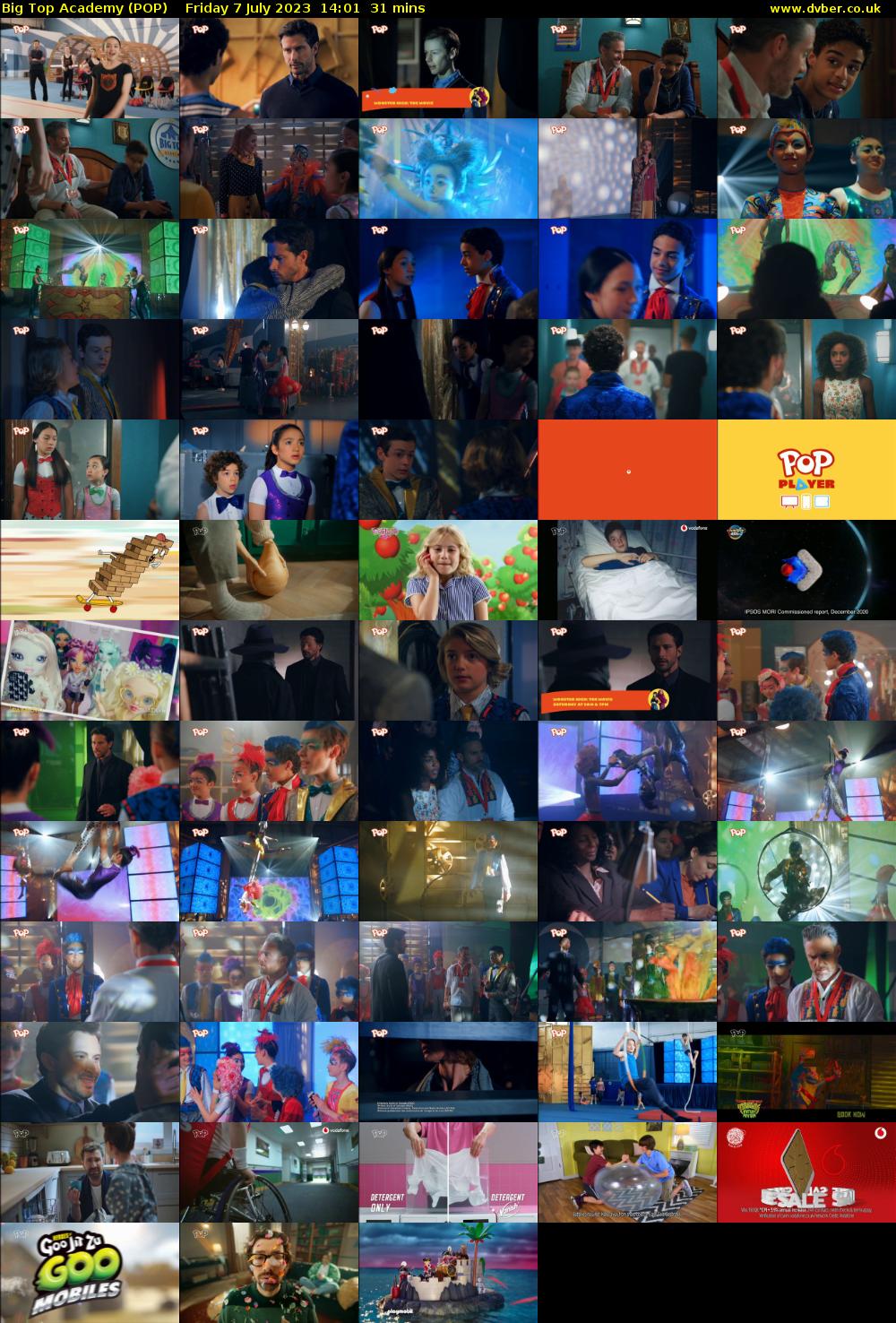 Big Top Academy (POP) Friday 7 July 2023 14:01 - 14:32