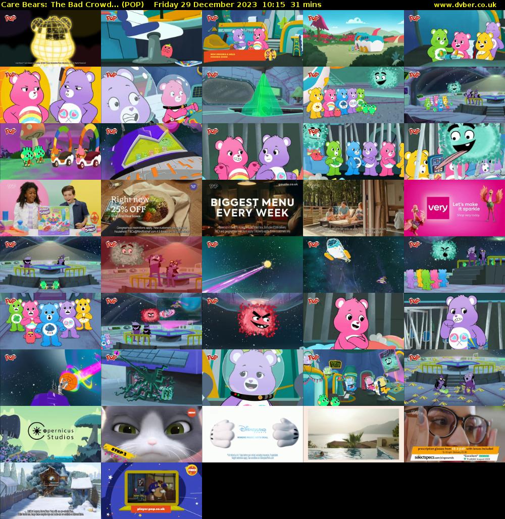 Care Bears: The Bad Crowd... (POP) Friday 29 December 2023 10:15 - 10:46