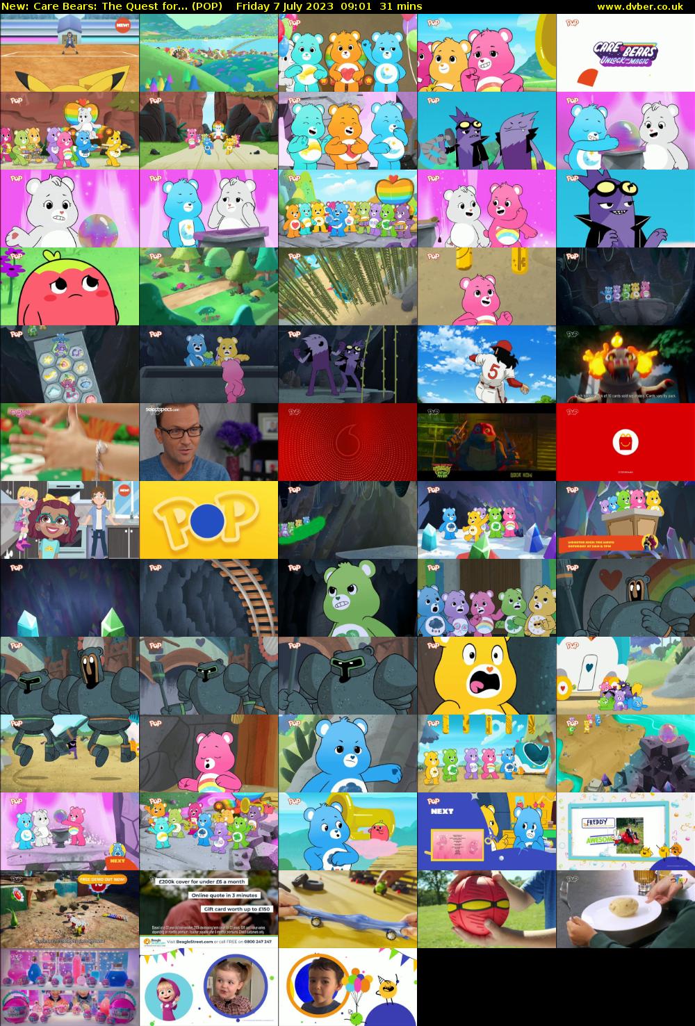 Care Bears: The Quest for... (POP) Friday 7 July 2023 09:01 - 09:32