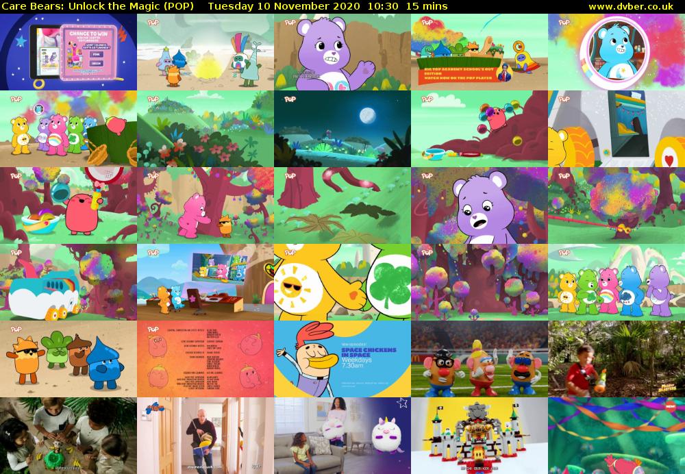 Care Bears: Unlock the Magic (POP) Tuesday 10 November 2020 10:30 - 10:45