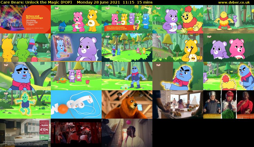 Care Bears: Unlock the Magic (POP) Monday 28 June 2021 11:15 - 11:30