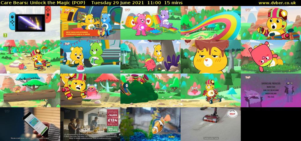 Care Bears: Unlock the Magic (POP) Tuesday 29 June 2021 11:00 - 11:15
