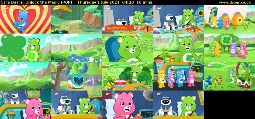 Care Bears: Unlock the Magic (POP) Thursday 1 July 2021 04:20 - 04:30
