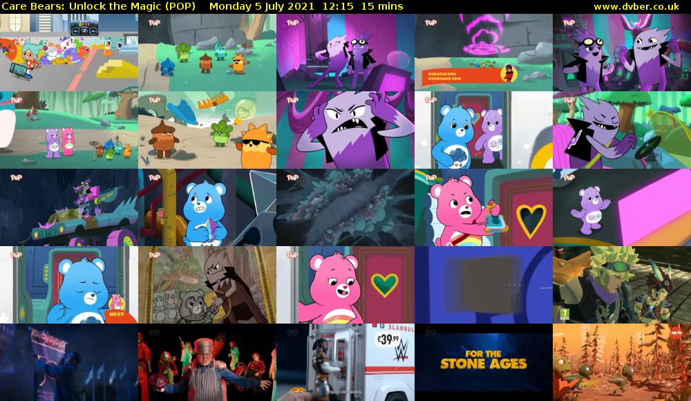 Care Bears: Unlock the Magic (POP) Monday 5 July 2021 12:15 - 12:30
