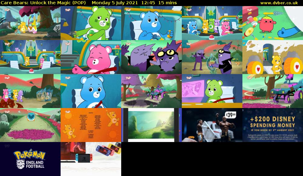 Care Bears: Unlock the Magic (POP) Monday 5 July 2021 12:45 - 13:00