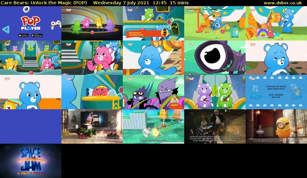 Care Bears: Unlock the Magic (POP) Wednesday 7 July 2021 12:45 - 13:00