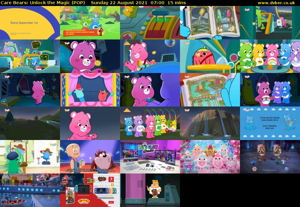 Care Bears: Unlock the Magic (POP) Sunday 22 August 2021 07:00 - 07:15