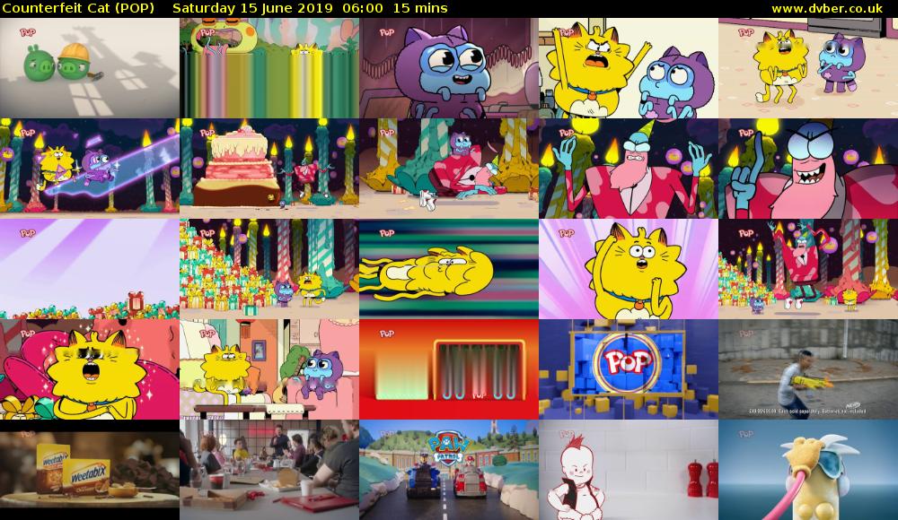 Counterfeit Cat (POP) Saturday 15 June 2019 06:00 - 06:15