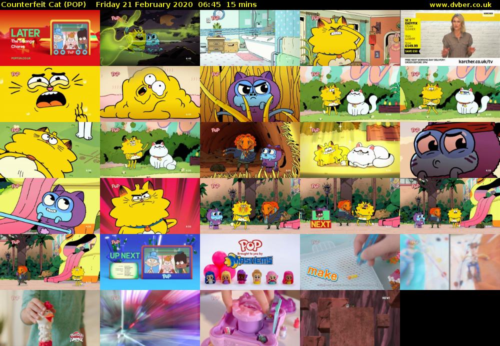 Counterfeit Cat (POP) Friday 21 February 2020 06:45 - 07:00