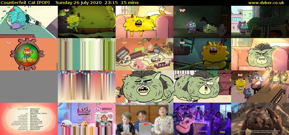 Counterfeit Cat (POP) Sunday 26 July 2020 23:15 - 23:30