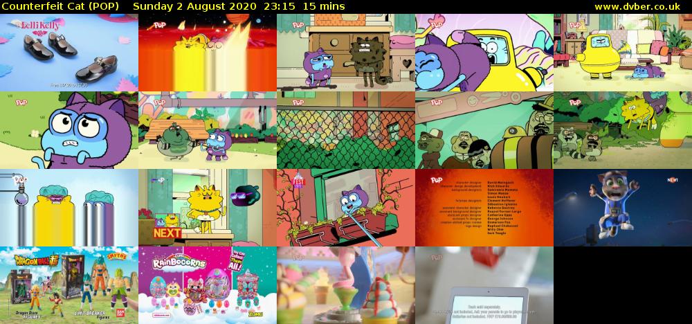 Counterfeit Cat (POP) Sunday 2 August 2020 23:15 - 23:30