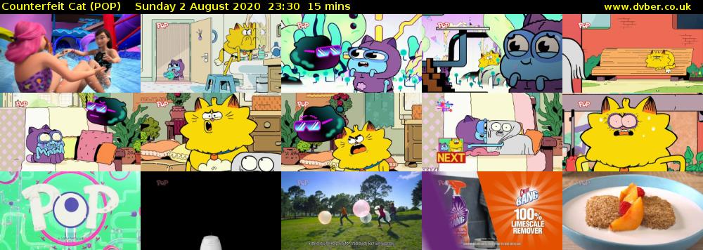 Counterfeit Cat (POP) Sunday 2 August 2020 23:30 - 23:45