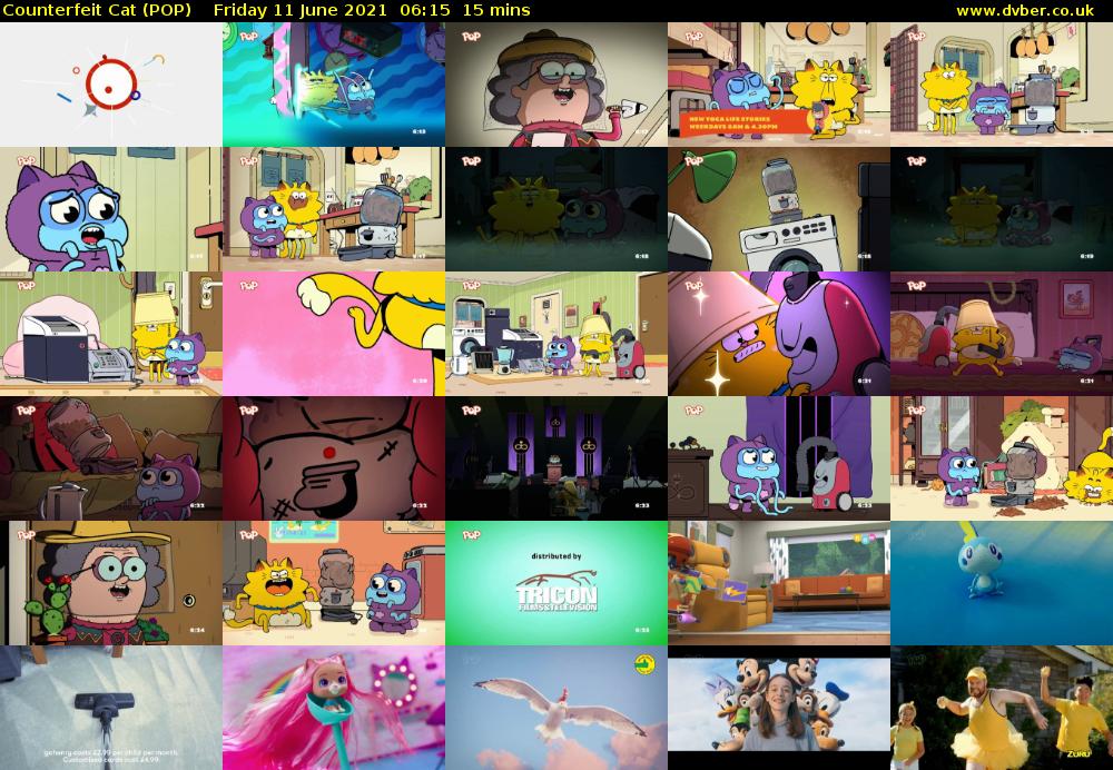 Counterfeit Cat (POP) Friday 11 June 2021 06:15 - 06:30