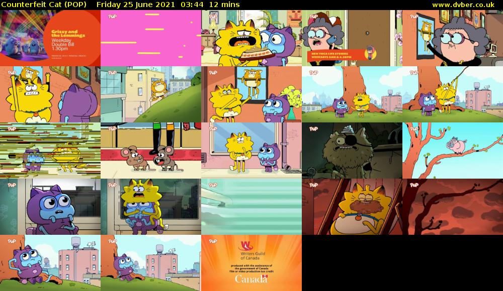 Counterfeit Cat (POP) Friday 25 June 2021 03:44 - 03:56