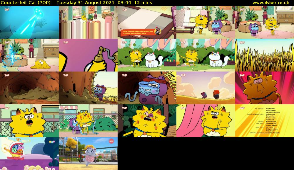 Counterfeit Cat (POP) Tuesday 31 August 2021 03:44 - 03:56