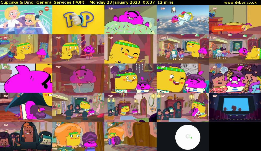 Cupcake & Dino: General Services (POP) Monday 23 January 2023 00:37 - 00:49