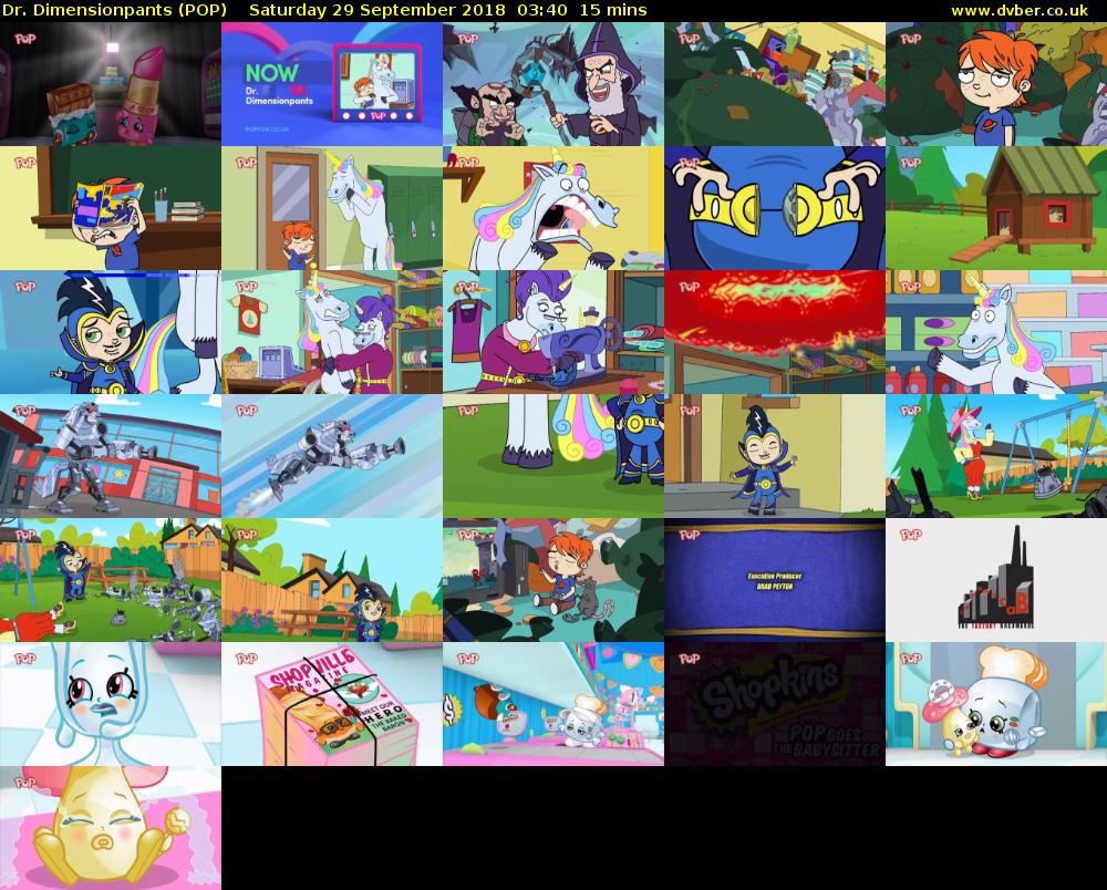 Dr. Dimensionpants (POP) Saturday 29 September 2018 03:40 - 03:55