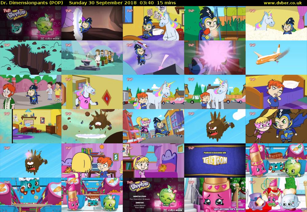 Dr. Dimensionpants (POP) Sunday 30 September 2018 03:40 - 03:55