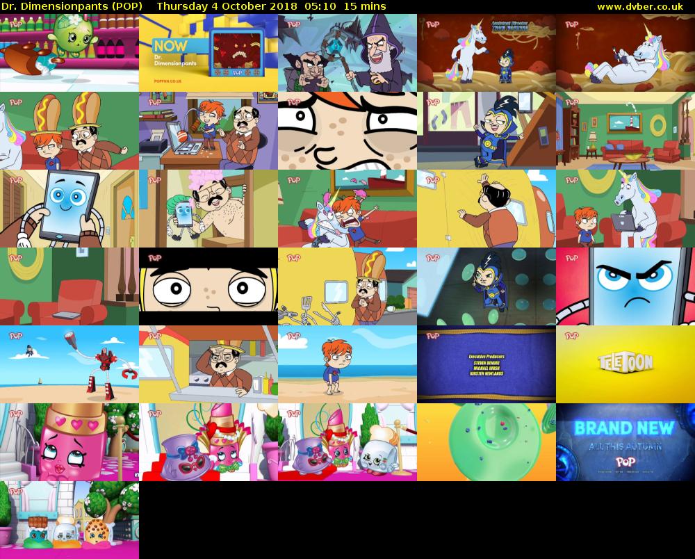 Dr. Dimensionpants (POP) Thursday 4 October 2018 05:10 - 05:25