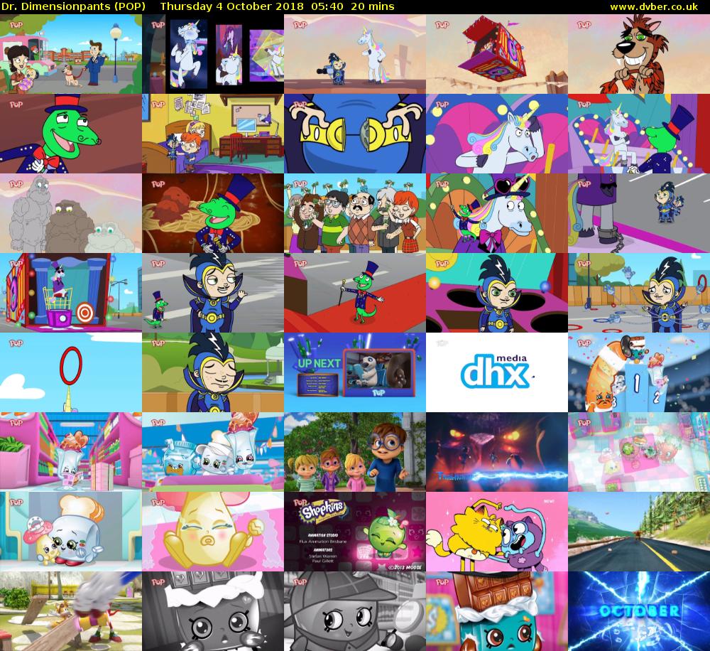 Dr. Dimensionpants (POP) Thursday 4 October 2018 05:40 - 06:00