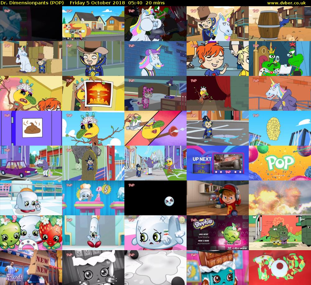 Dr. Dimensionpants (POP) Friday 5 October 2018 05:40 - 06:00