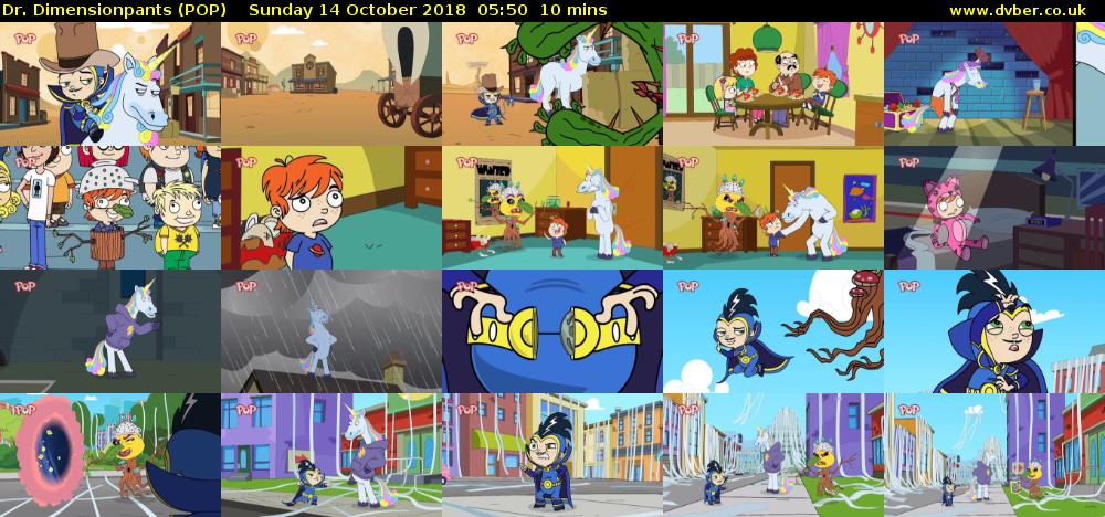 Dr. Dimensionpants (POP) Sunday 14 October 2018 05:50 - 06:00