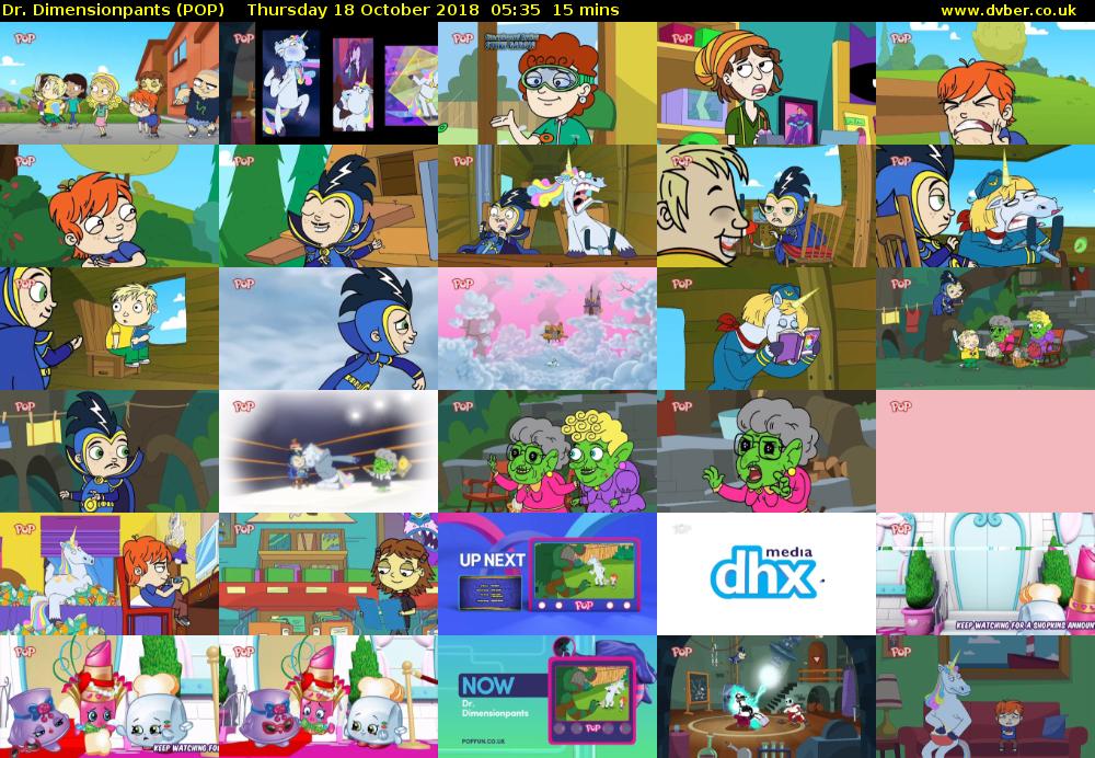 Dr. Dimensionpants (POP) Thursday 18 October 2018 05:35 - 05:50
