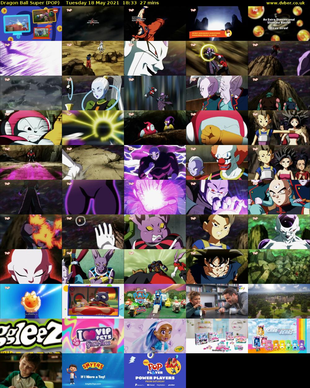 Dragon Ball Super (POP) Tuesday 18 May 2021 18:33 - 19:00