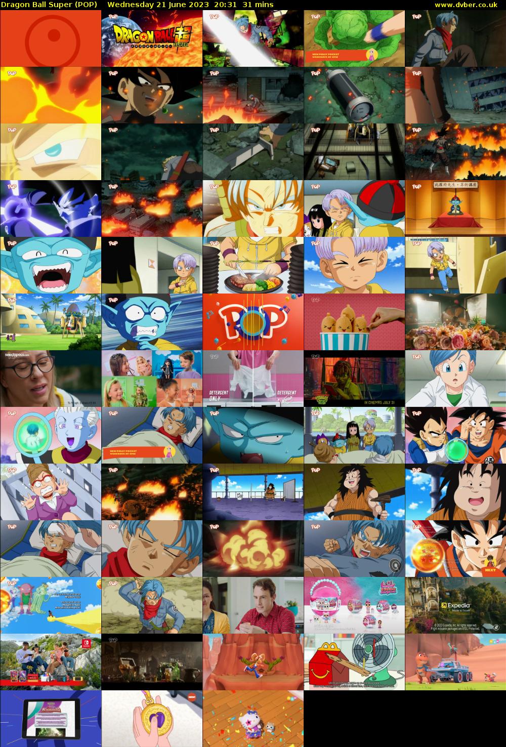 Dragon Ball Super (POP) Wednesday 21 June 2023 20:31 - 21:02