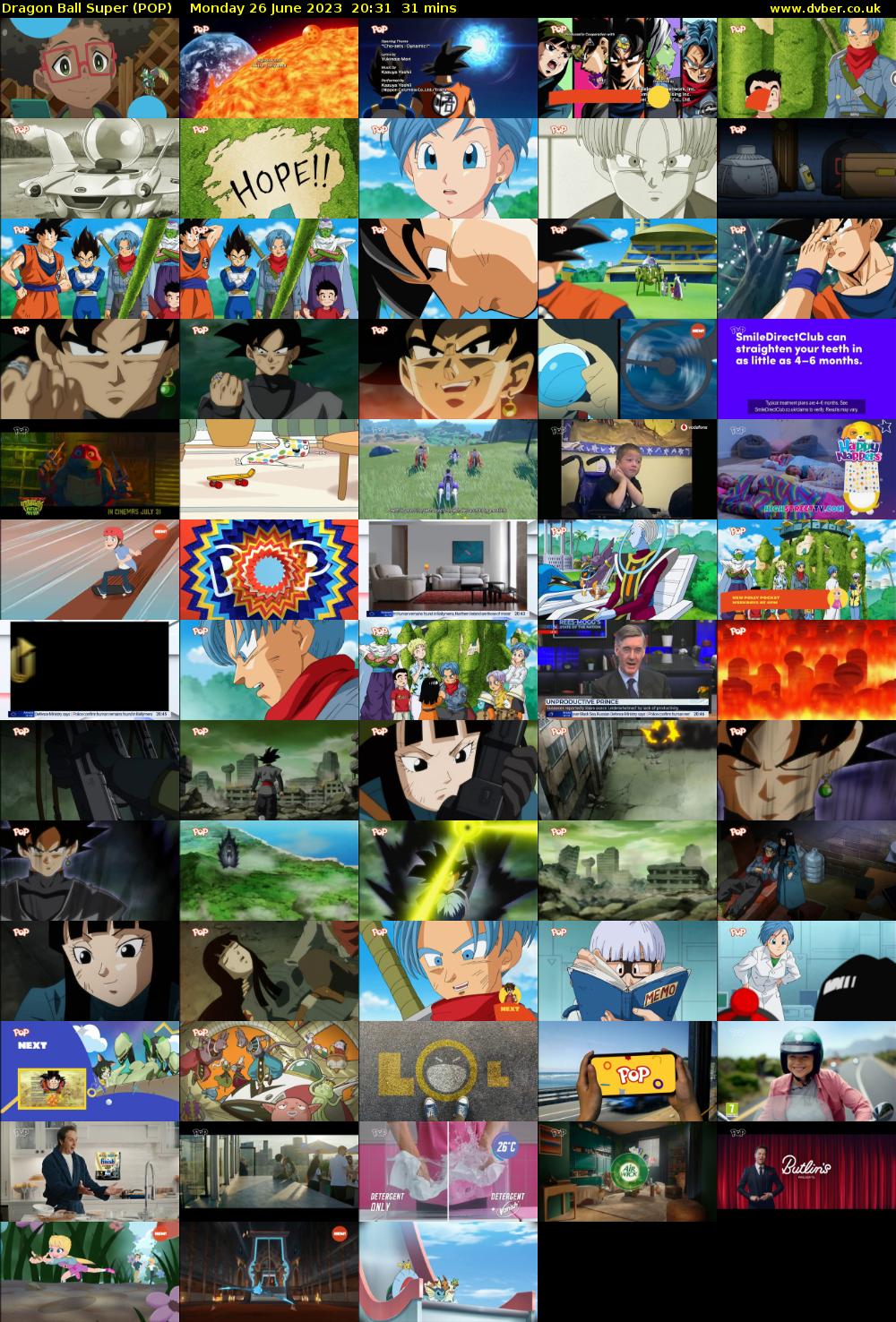 Dragon Ball Super (POP) Monday 26 June 2023 20:31 - 21:02