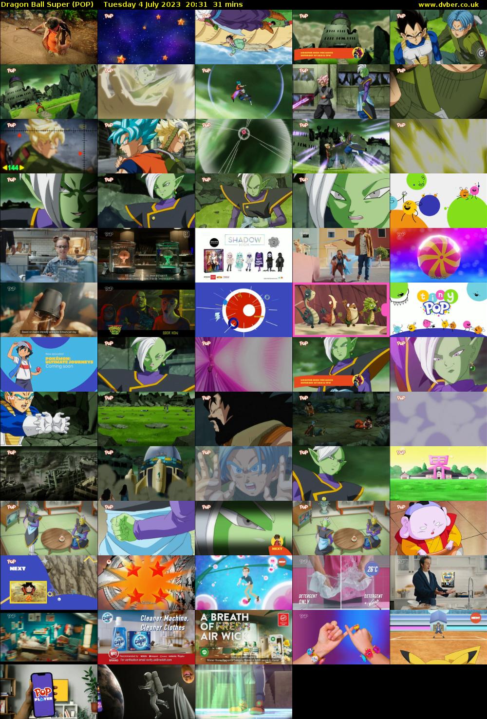 Dragon Ball Super (POP) Tuesday 4 July 2023 20:31 - 21:02