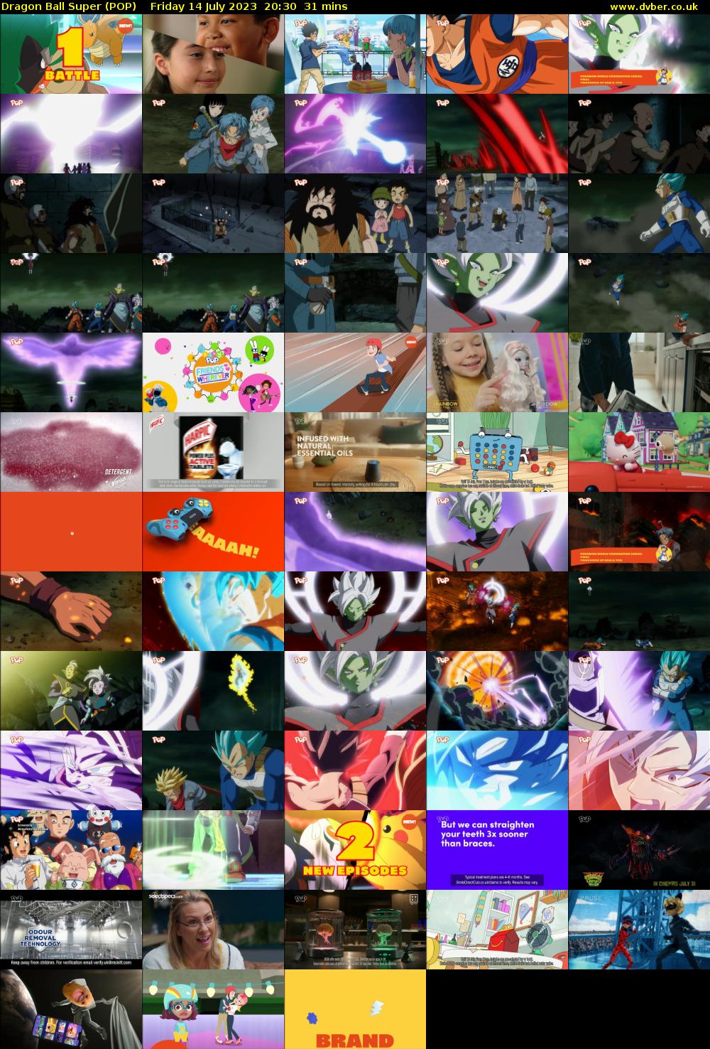 Dragon Ball Super (POP) Friday 14 July 2023 20:30 - 21:01