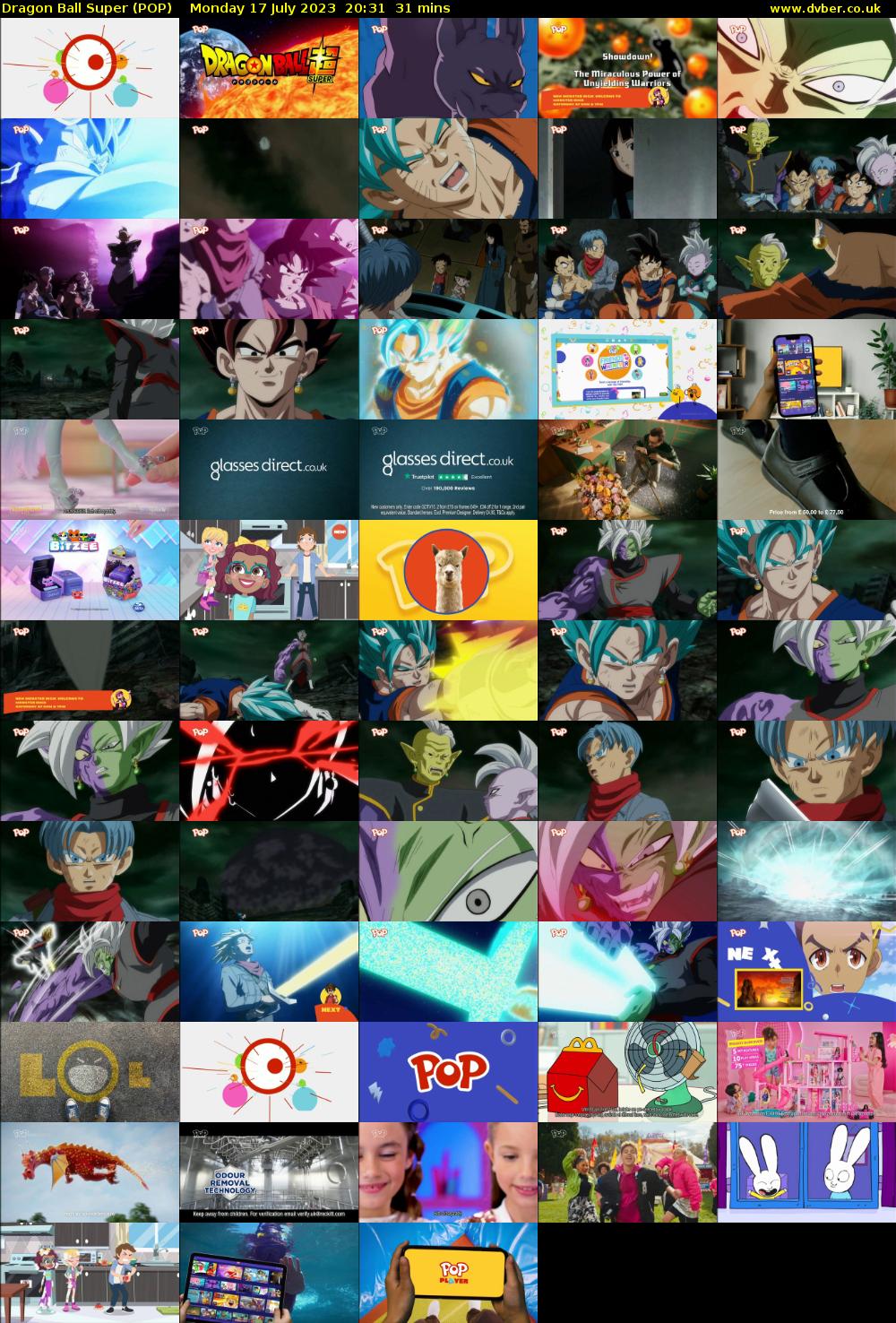 Dragon Ball Super (POP) Monday 17 July 2023 20:31 - 21:02