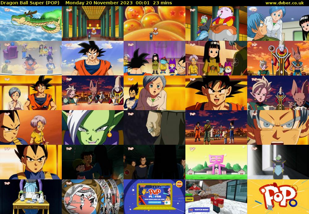Dragon Ball Super (POP) Monday 20 November 2023 00:01 - 00:24