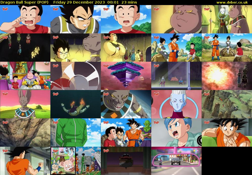 Dragon Ball Super (POP) Friday 29 December 2023 00:01 - 00:24