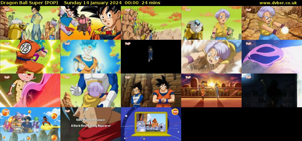 Dragon Ball Super (POP) Sunday 14 January 2024 00:00 - 00:24
