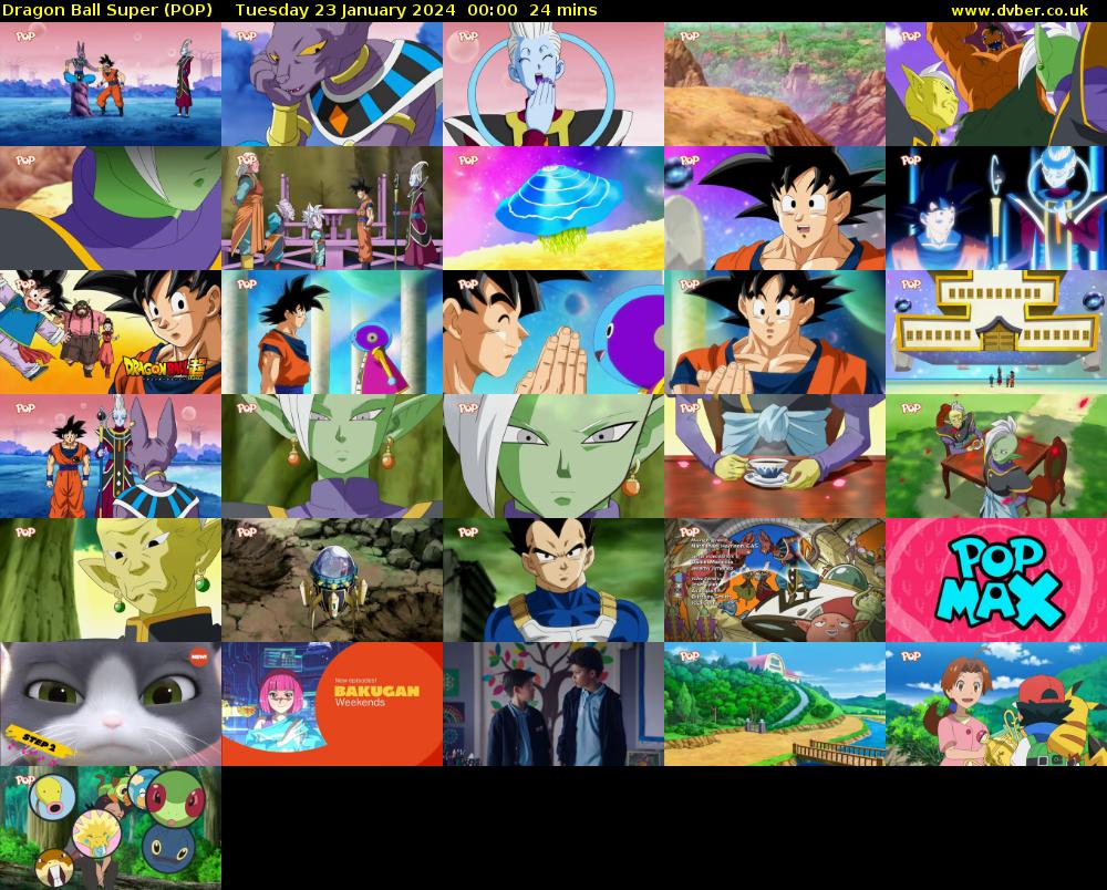 Dragon Ball Super (POP) Tuesday 23 January 2024 00:00 - 00:24
