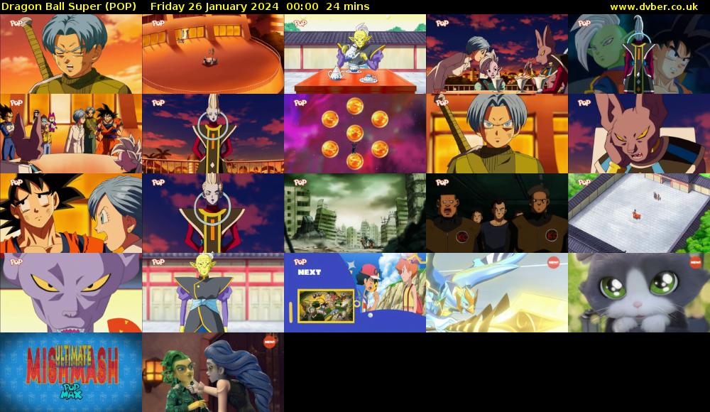 Dragon Ball Super (POP) Friday 26 January 2024 00:00 - 00:24