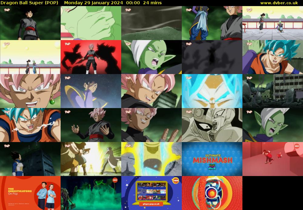 Dragon Ball Super (POP) Monday 29 January 2024 00:00 - 00:24