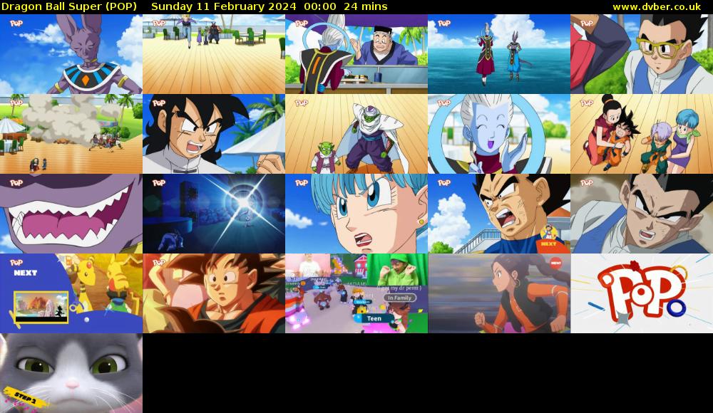 Dragon Ball Super (POP) Sunday 11 February 2024 00:00 - 00:24