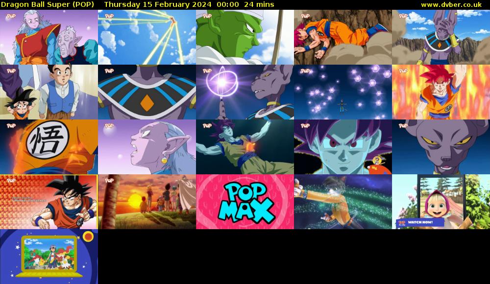 Dragon Ball Super (POP) Thursday 15 February 2024 00:00 - 00:24