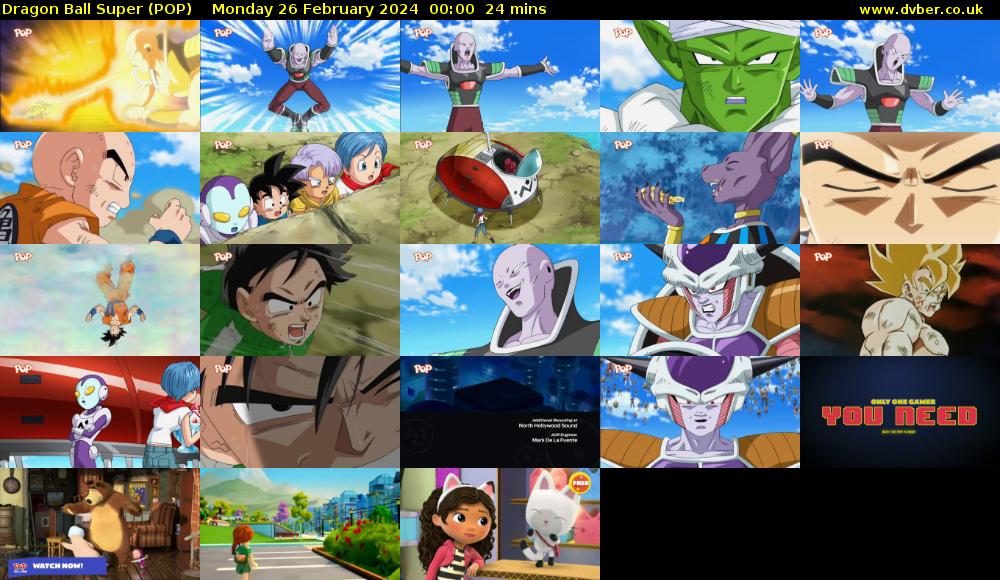 Dragon Ball Super (POP) Monday 26 February 2024 00:00 - 00:24